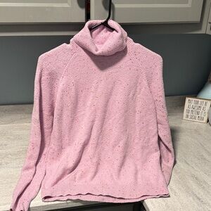 LOFT Blush Cowl Neck Sweater